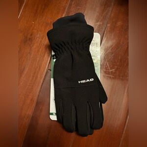 NWT HEAD Men's waterproof hybrid Gloves in black. Brand new, unworn. Size L.